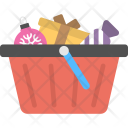 پیش‌نمایش فایل christmas-basket از پک مجموعه آیکن تخت کریسمس – شماره ۲