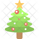 پیش‌نمایش فایل decorative-tree از پک مجموعه آیکن تخت کریسمس – شماره ۲