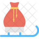 پیش‌نمایش فایل gift-sack-2 از پک مجموعه آیکن تخت کریسمس – شماره ۲