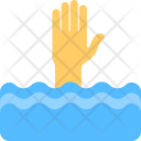 پیش‌نمایش فایل drowning از پک مجموعه آیکن تخت فاجعه و شرایط آب‌وهوا