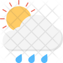 پیش‌نمایش فایل sunshower-1 از پک مجموعه آیکن تخت فاجعه و شرایط آب‌وهوا