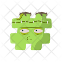پیش‌نمایش فایل hash-monster از پک حروف الفبا بامزه و هیولاها اعداد