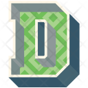 پیش‌نمایش فایل alphabet-letter-d از پک حروف الفبا سه‌بعدی و اعداد