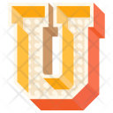 پیش‌نمایش فایل alphabet-letter-u از پک حروف الفبا سه‌بعدی و اعداد