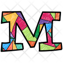 پیش‌نمایش فایل alphabet-letter-m-1 از پک مجموعه وکتور حروف الفبا و اعداد