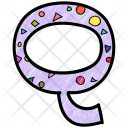 پیش‌نمایش فایل alphabet-letter-q-1 از پک مجموعه وکتور حروف الفبا و اعداد