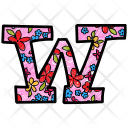 پیش‌نمایش فایل alphabet-letter-w-1 از پک مجموعه وکتور حروف الفبا و اعداد