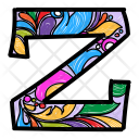 پیش‌نمایش فایل alphabet-letter-z-1 از پک مجموعه وکتور حروف الفبا و اعداد