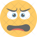 پیش‌نمایش فایل annoyed-15 از پک مجموعه آیکن تخت شکلک‌ها – شماره ۱