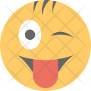 پیش‌نمایش فایل crazy-face-27 از پک مجموعه آیکن تخت شکلک‌ها – شماره ۱
