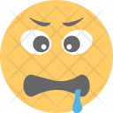 پیش‌نمایش فایل drooling-face-3 از پک مجموعه آیکن تخت شکلک‌ها – شماره ۱