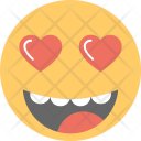 پیش‌نمایش فایل fall-in-love-emoji از پک مجموعه آیکن تخت شکلک‌ها – شماره ۱
