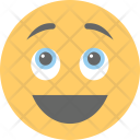 پیش‌نمایش فایل happy-smiley-2 از پک مجموعه آیکن تخت شکلک‌ها – شماره ۱