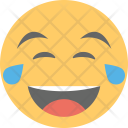 پیش‌نمایش فایل laughing-70 از پک مجموعه آیکن تخت شکلک‌ها – شماره ۱