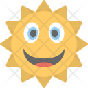 پیش‌نمایش فایل sun-face-emoji از پک مجموعه آیکن تخت شکلک‌ها – شماره ۱
