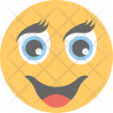 پیش‌نمایش فایل blushing-emoji-2 از پک مجموعه آیکن تخت شکلک‌ها – شماره ۲