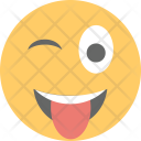 پیش‌نمایش فایل crazy-face-30 از پک مجموعه آیکن تخت شکلک‌ها – شماره ۲