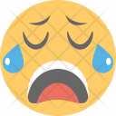 پیش‌نمایش فایل crying-74 از پک مجموعه آیکن تخت شکلک‌ها – شماره ۲