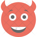 پیش‌نمایش فایل devil-grinning-1 از پک مجموعه آیکن تخت شکلک‌ها – شماره ۲