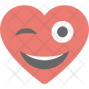 پیش‌نمایش فایل heart-emoji-4 از پک مجموعه آیکن تخت شکلک‌ها – شماره ۲