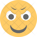 پیش‌نمایش فایل smirking-face-11 از پک مجموعه آیکن تخت شکلک‌ها – شماره ۲
