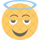 پیش‌نمایش فایل angel-emoji-3 از پک مجموعه آیکن تخت شکلک‌ها – شماره ۳