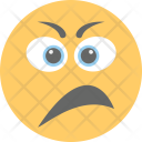 پیش‌نمایش فایل annoyed-17 از پک مجموعه آیکن تخت شکلک‌ها – شماره ۳