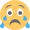 پیش‌نمایش فایل crying-75 از پک مجموعه آیکن تخت شکلک‌ها – شماره ۳