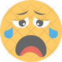 پیش‌نمایش فایل crying-emoji-23 از پک مجموعه آیکن تخت شکلک‌ها – شماره ۳