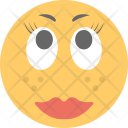 پیش‌نمایش فایل makeup-emoticon-3 از پک مجموعه آیکن تخت شکلک‌ها – شماره ۳