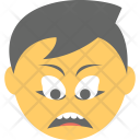 پیش‌نمایش فایل angry-boy-3 از پک مجموعه آیکن تخت شکلک‌ها – شماره ۴