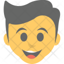 پیش‌نمایش فایل boy-smiling-2 از پک مجموعه آیکن تخت شکلک‌ها – شماره ۴