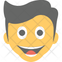 پیش‌نمایش فایل boy-smiling از پک مجموعه آیکن تخت شکلک‌ها – شماره ۴