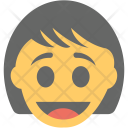 پیش‌نمایش فایل girl-smiling-5 از پک مجموعه آیکن تخت شکلک‌ها – شماره ۴