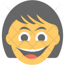 پیش‌نمایش فایل girl-smiling-7 از پک مجموعه آیکن تخت شکلک‌ها – شماره ۴