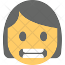 پیش‌نمایش فایل grimacing-face-11 از پک مجموعه آیکن تخت شکلک‌ها – شماره ۴