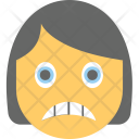 پیش‌نمایش فایل irritated-face از پک مجموعه آیکن تخت شکلک‌ها – شماره ۴