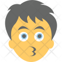 پیش‌نمایش فایل kiss-emoji-5 از پک مجموعه آیکن تخت شکلک‌ها – شماره ۴