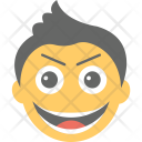 پیش‌نمایش فایل laughing-80 از پک مجموعه آیکن تخت شکلک‌ها – شماره ۴
