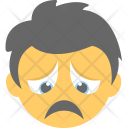 پیش‌نمایش فایل sad-face-30 از پک مجموعه آیکن تخت شکلک‌ها – شماره ۴