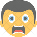 پیش‌نمایش فایل astonished-smiley-9 از پک مجموعه آیکن تخت شکلک‌ها – شماره ۵