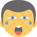 پیش‌نمایش فایل crying-emoji-25 از پک مجموعه آیکن تخت شکلک‌ها – شماره ۵