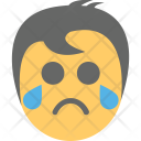 پیش‌نمایش فایل crying-emoji-26 از پک مجموعه آیکن تخت شکلک‌ها – شماره ۵