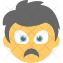 پیش‌نمایش فایل doh-face-4 از پک مجموعه آیکن تخت شکلک‌ها – شماره ۵