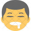 پیش‌نمایش فایل drooling-face-5 از پک مجموعه آیکن تخت شکلک‌ها – شماره ۵