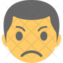 پیش‌نمایش فایل sad-face-33 از پک مجموعه آیکن تخت شکلک‌ها – شماره ۵