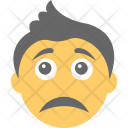 پیش‌نمایش فایل sad-face-34 از پک مجموعه آیکن تخت شکلک‌ها – شماره ۵