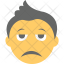پیش‌نمایش فایل sad-face-36 از پک مجموعه آیکن تخت شکلک‌ها – شماره ۵