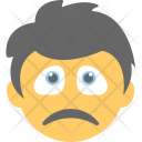 پیش‌نمایش فایل sad-face-37 از پک مجموعه آیکن تخت شکلک‌ها – شماره ۵