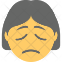 پیش‌نمایش فایل sad-face-38 از پک مجموعه آیکن تخت شکلک‌ها – شماره ۵